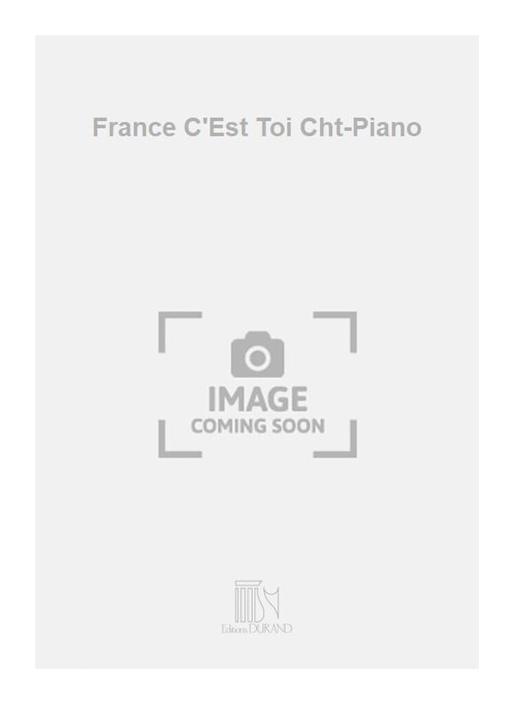 France C'Est Toi Cht-Piano